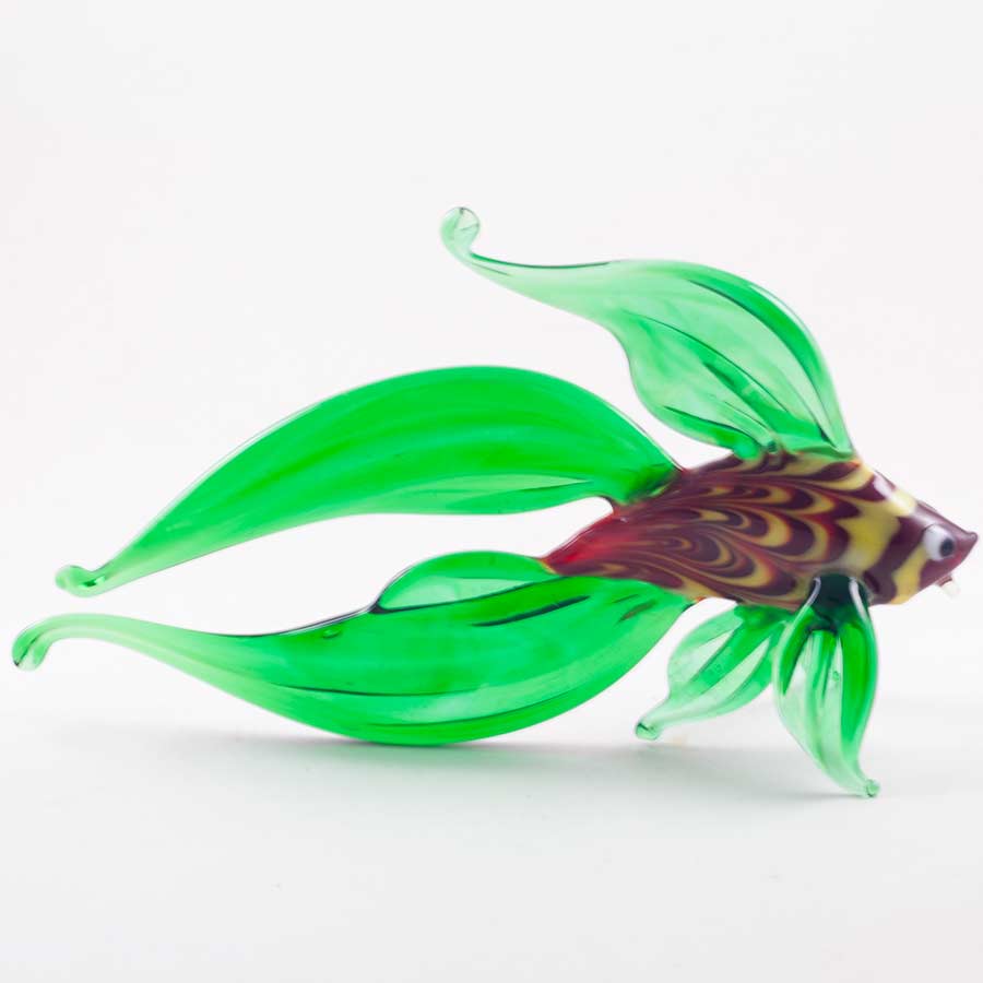 Glass Fish Figurine in Glass Figurines Sea Life Creatures category