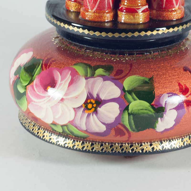 St.Basil Cathedral Music Box Zhostovo Style in  Music Boxes category