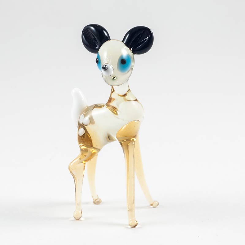 Glass Small Deer Figurine in Glass Figurines Wild  Animals category