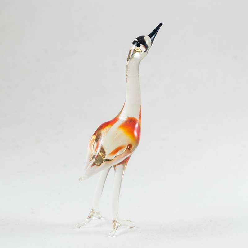 Glass Stork in Glass Figurines Birds category
