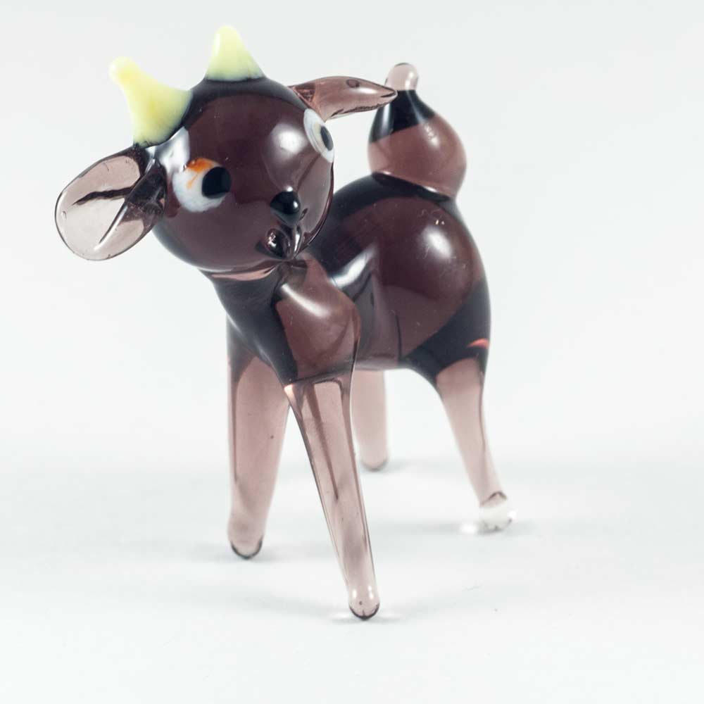 Glass Little Goat in Glass Figurines Farm Animals category