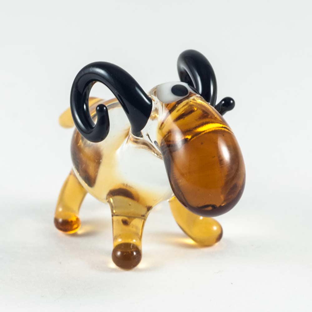 Little Ram Glass Figurine in Glass Figurines Farm Animals category