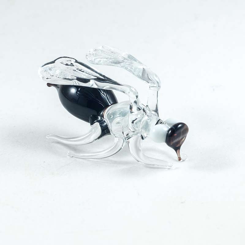 Glass Wasp Figure in Glass Figurines Insects category