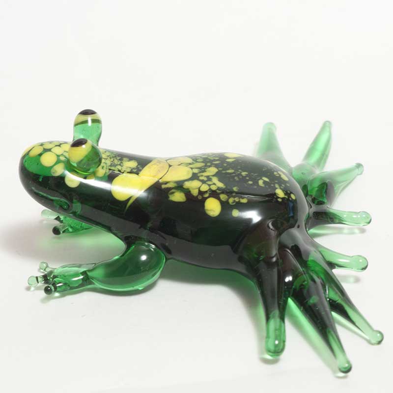 Glass Frog Figurine in Glass Figurines Reptiles category