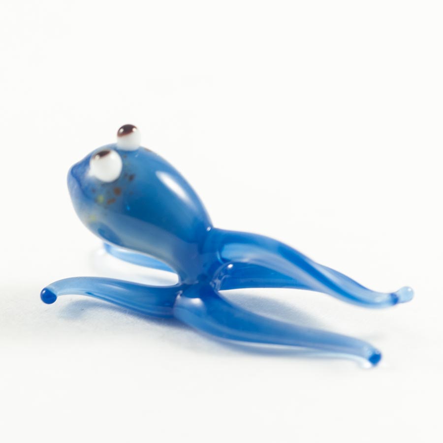 Octopus Figurine in Glass Figurines Miniature Figurines category