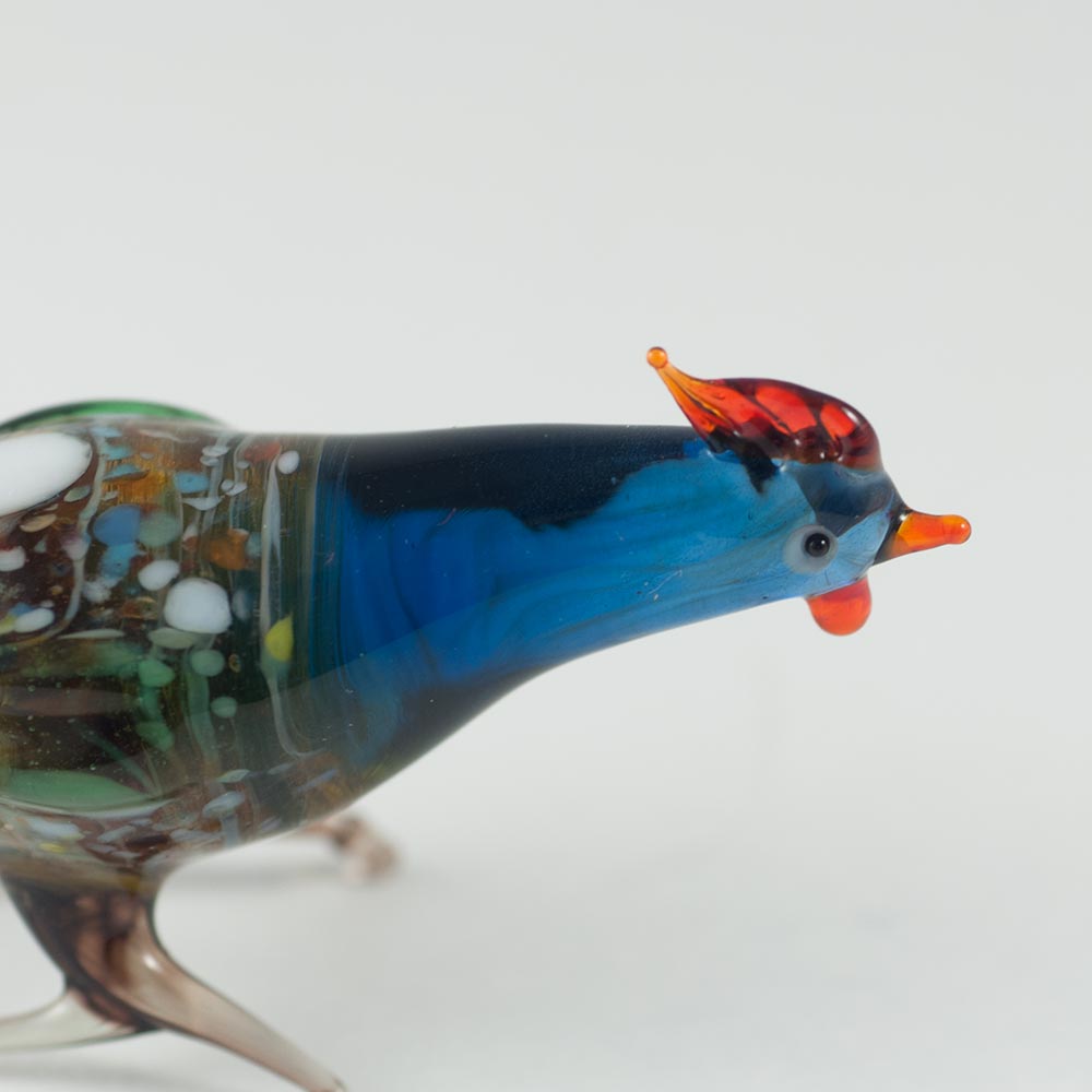 Glass Bird Hen in Glass Figurines Birds category
