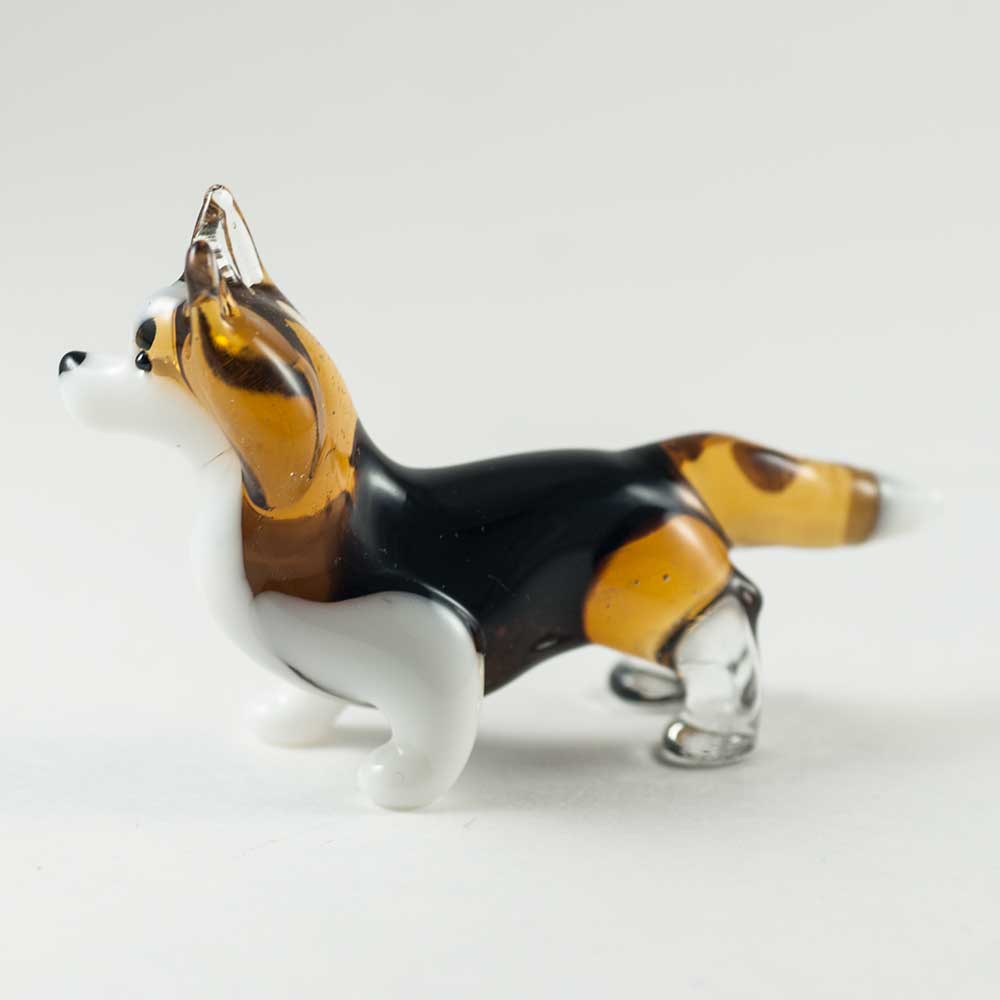 Welsh Corgi Cardigan in Glass Figurines Dogs category