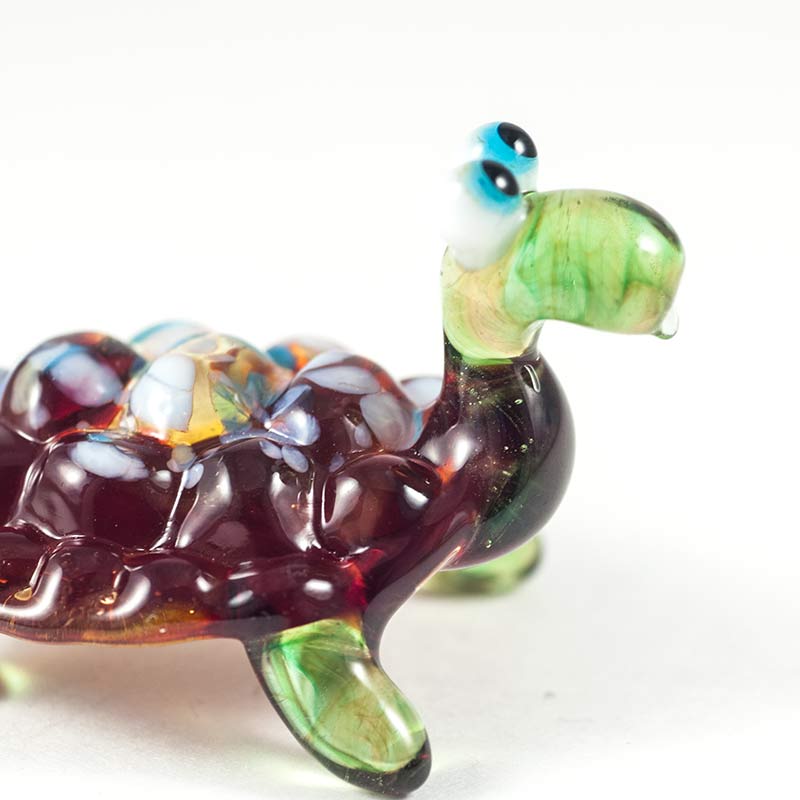 Glass Turtle Figure in Glass Figurines Reptiles category