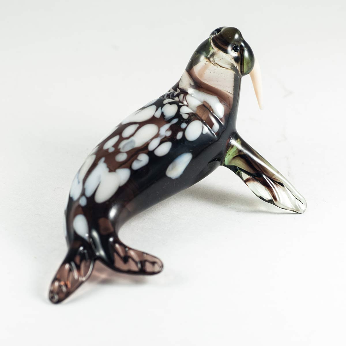 Glass Spotted Walrus in Glass Figurines Wild  Animals category