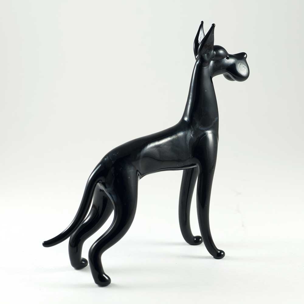 Glass German Dog in Glass Figurines Dogs category