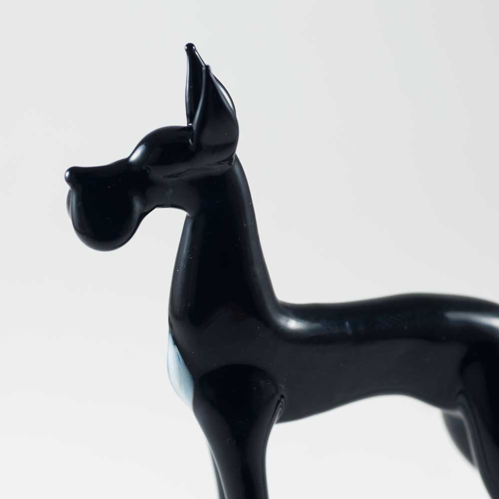 Glass German Dog in Glass Figurines Dogs category