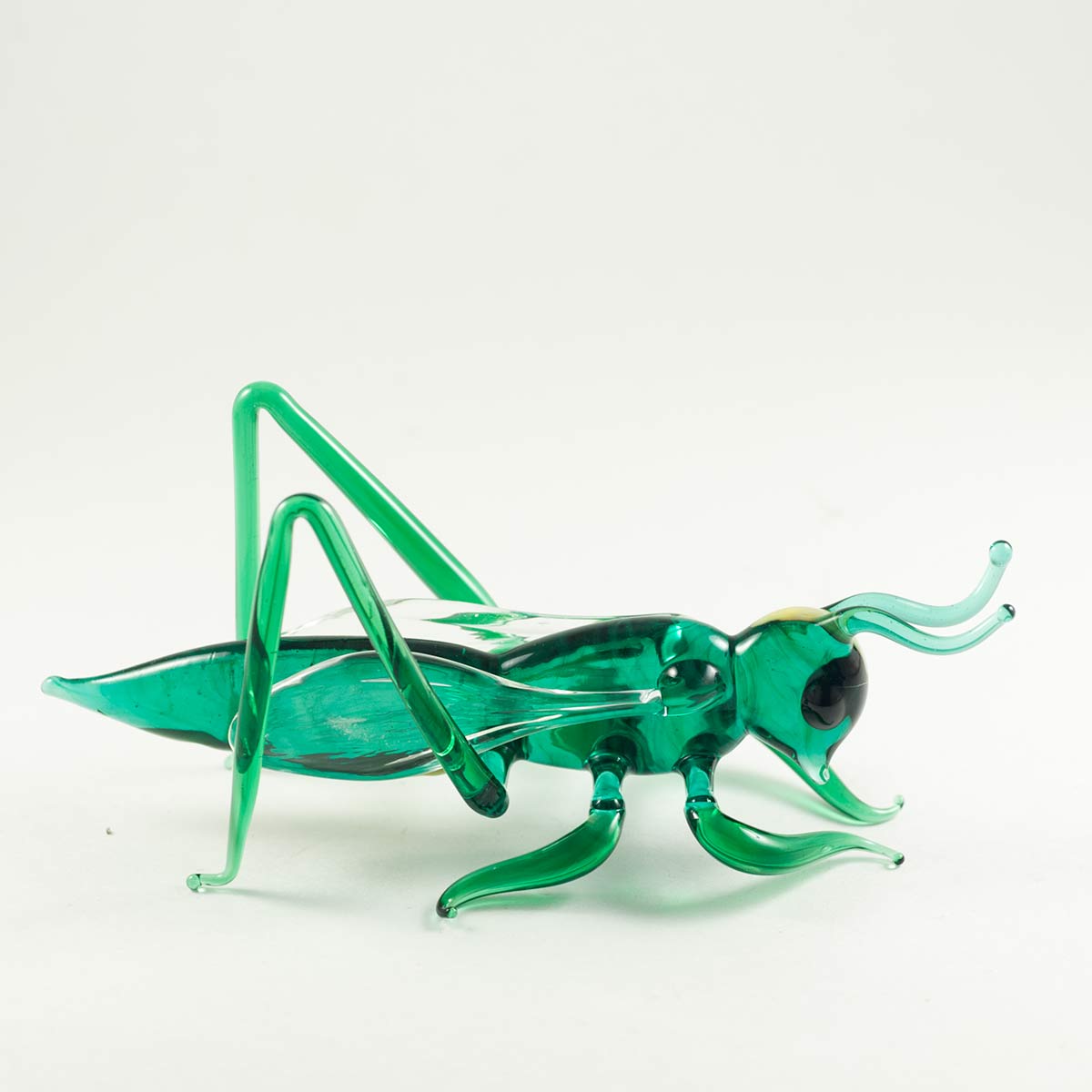 Glass Grasshopper in Glass Figurines Insects category