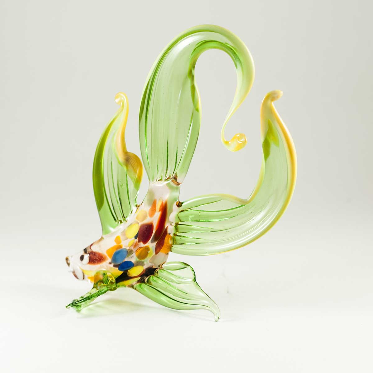 Glass Fish Figure in Glass Figurines Sea Life Creatures category