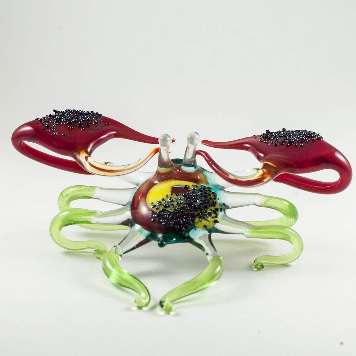 Crab Glass Figure in Glass Figurines Sea Life Creatures category