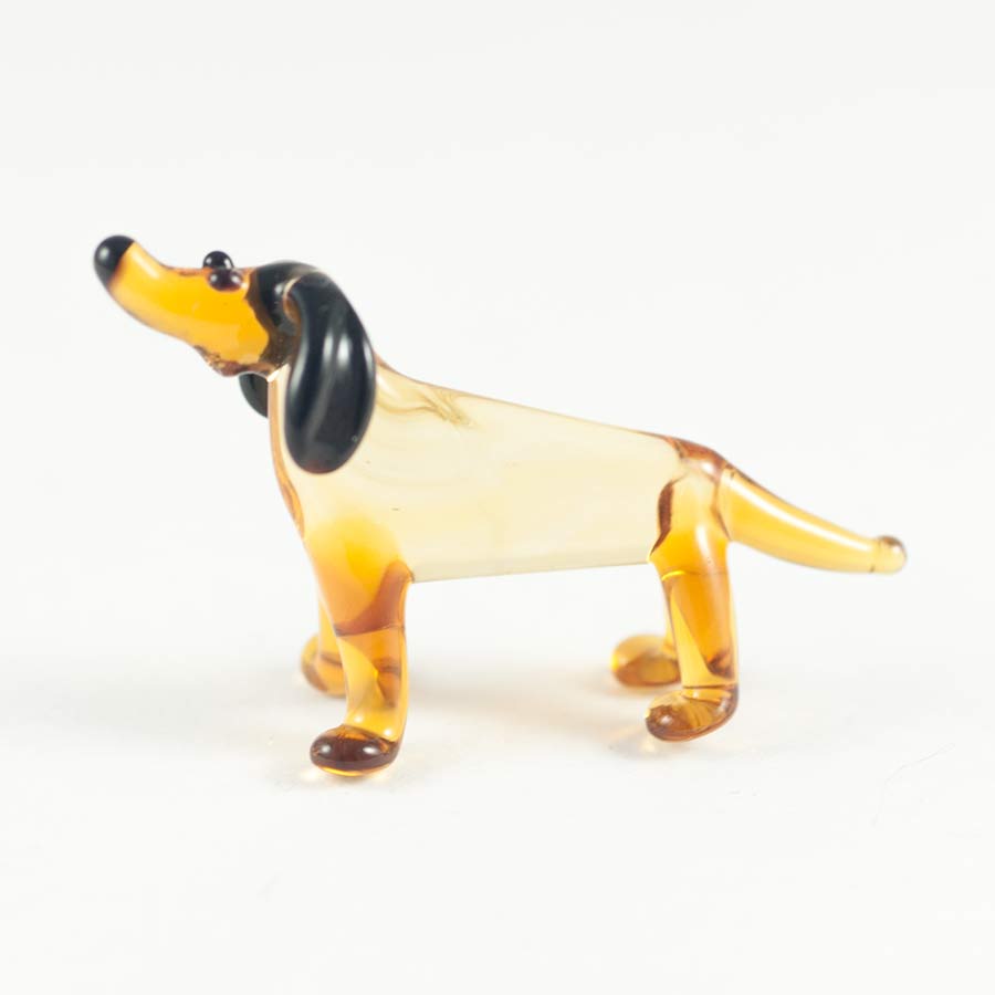 Little Glass Doggy in Glass Figurines Miniature Figurines category