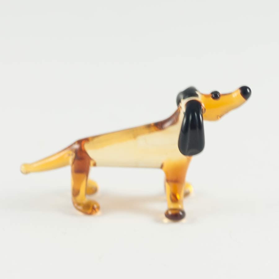 Little Glass Doggy in Glass Figurines Miniature Figurines category