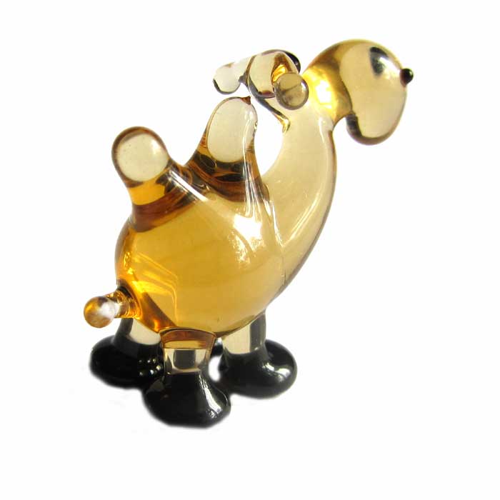 Camel glass figurine