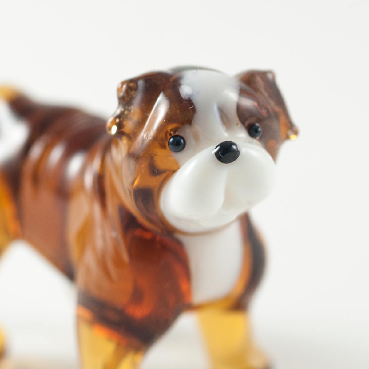 Bulldog Glass Figure in Glass Figurines Dogs category