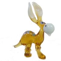 Donkey Glass Figurine