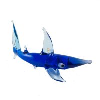 Shark glass figurine