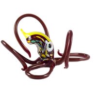 Glass Octopus Red in Glass Figurines Sea Life Creatures category