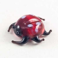 Ladybird Glass Mini in Glass Figurines Miniature Figurines category