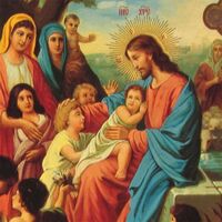 Icon Jesus and Children