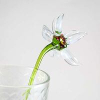 Glass Clear Narcissus in Glass Figurines Flowers category