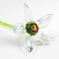 Glass Clear Narcissus in Glass Figurines Flowers category