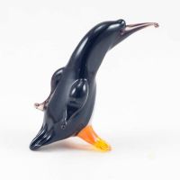 Glass Penguin Figurine in Glass Figurines Birds category