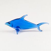 Shark Glass Miniature in Glass Figurines Miniature Figurines category