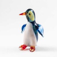 Glass Penguin Figure in Glass Figurines Birds category