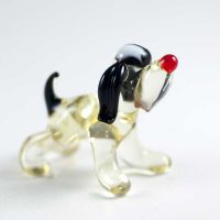 Glass Little Doggy in Glass Figurines Dogs category