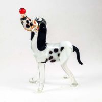 Dalmatian Dog Figurine in Glass Figurines Dogs category