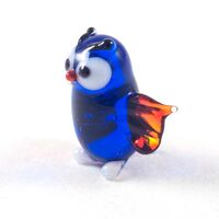 Owl Glass Figure in Glass Figurines Miniature Figurines category