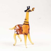 Giraffe Brown in Glass Figurines Wild  Animals category
