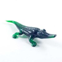 Crocodile Glass Figure in Glass Figurines Reptiles category