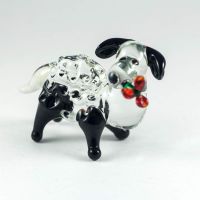 Glass Transparent Sheep Figurine in Glass Figurines Farm Animals category