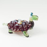Glass Turtle Figure in Glass Figurines Reptiles category