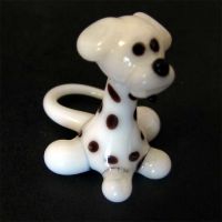 Doggy  glass figurine