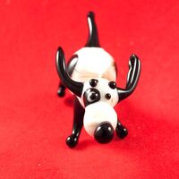 Glass White Dog in Glass Figurines Dogs category