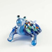 Blue Turtle Figurine in Glass Figurines Reptiles category