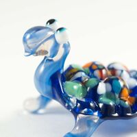 Blue Turtle Figurine in Glass Figurines Reptiles category