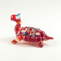 Glass Red Turtle in Glass Figurines Reptiles category