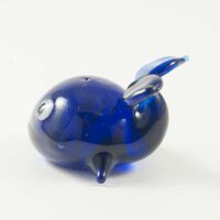 Glass Blue Whale Figurine in Glass Figurines Sea Life Creatures category