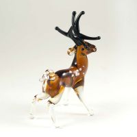 Deer Glass Figure in Glass Figurines Wild  Animals category