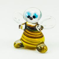 Glass Bee Figure in Glass Figurines Insects category