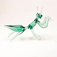 Mantis Glass Figure in Glass Figurines Insects category