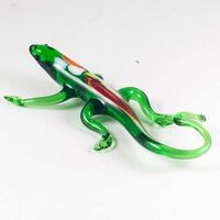 Glass Lizard Figurine in Glass Figurines Reptiles category
