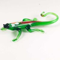 Glass Lizard Figurine in Glass Figurines Reptiles category